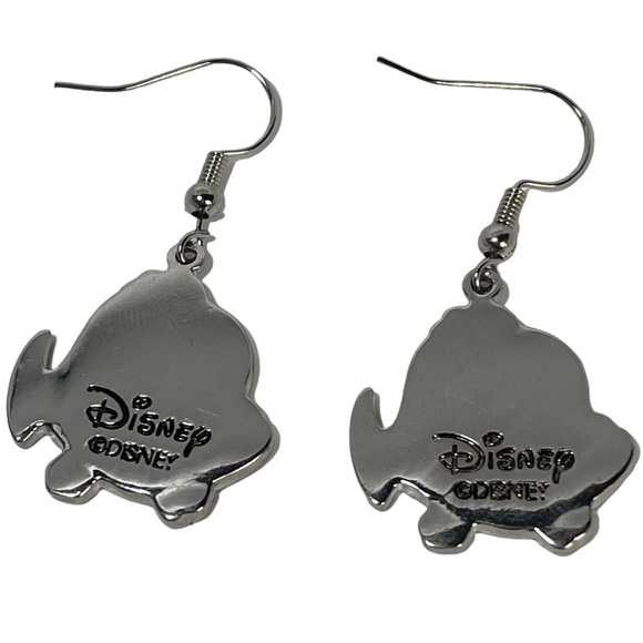 The Little Mermaid Flounder metal earrings NEW - Picture 5 of 5
